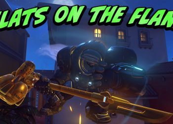 Flats hits the flank with Reinhardt