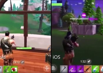 Fortnite Android vs iOS Fortnite on iPhone X vs Galaxy Note 9