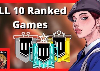 GOLD 3 In 10 Ranked games? |rainbow six siege high caliber