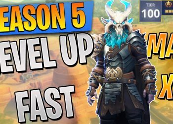 HOW TO LEVEL UP FAST IN SEASON 5 FORTNITE! (XP tips and tricks) BEST WAY TO GET MAX BATTLE PASS FBR!