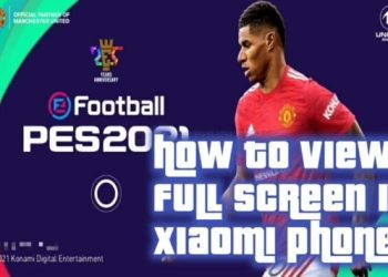 How To Play Pes Mobile In Full Screen using Xiaomi | Video Tutorial