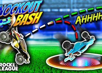 I added GRAVITY PITS to Rocket League Knockout... here's what happened