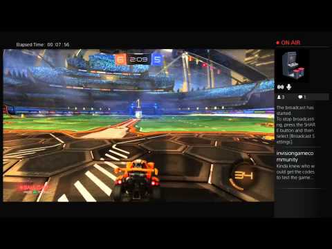 Josh @ Invision playing Rocket League PS4 Beta - 1 / 6