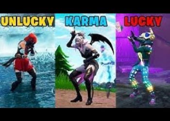 KARMA vs UNLUCKY vs LUCKY in Fortnite Battle Royale