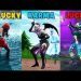 KARMA vs UNLUCKY vs LUCKY in Fortnite Battle Royale