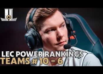 #LEC 2022 Spring Split Preseason Power Rankings | Teams #10 - 6