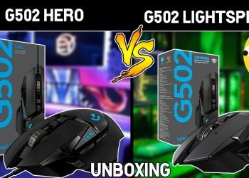 LOGITECH: G502 HERO vs G502 LIGHTSPEED | UNBOXING