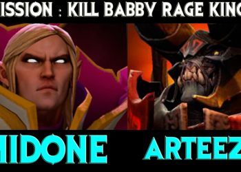 Midone[Invoker] vs Arteezy [Doom] Mission : Kill Baby Rage King