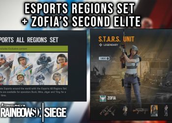 NEW ESPORTS REGION SETS + ZOFIA'S 2ND ELITE! | Rainbow Six Siege