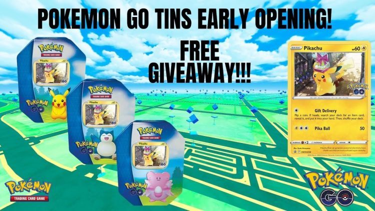 *NEW* Pokemon Card Opening - Pokemon Go Tins Early Release + Giveaway!!!