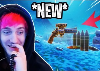NINJA USES  NEW  SCOPED REVOLVER GUN! Fortnite Battle Royale Gameplay