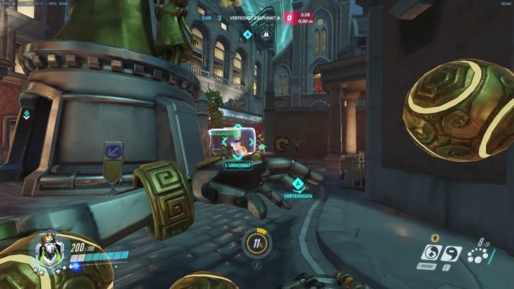 Overwatch Gameplay - Zenyatta Kings Row Rangliste (Placement 9) #32