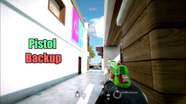 PISTOL BACKUP - Rainbow Six Siege