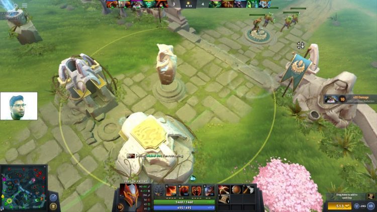 Playing Dota 2 the 2nd Tutorial The Dragon Night hero