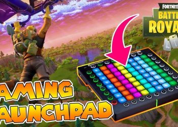 Playing FORTNITE with a Launchpad // Using Launchpad as a Games Controller