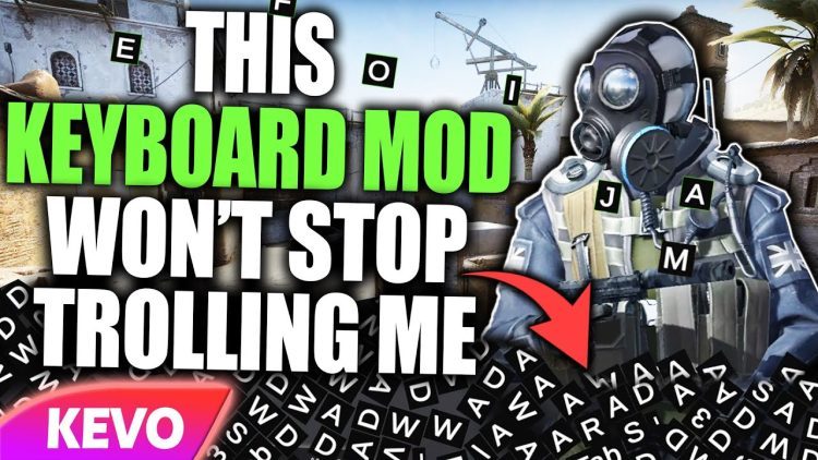 Playing games but this keyboard mod won't stop trolling me