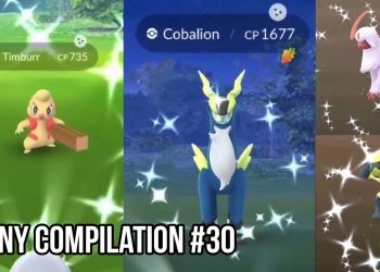 PokemonGO Shiny Encounter Compilation #30