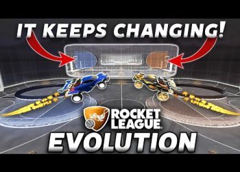ROCKET LEAGUE, BUT THE MAP EVOLVES!
