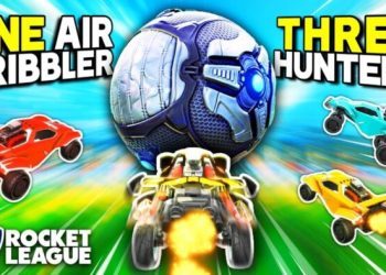 Rocket League Air Dribbler VS 3 Hunters