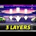 Rocket League Dropshot, but there are 3 LAYERS OF TILES
