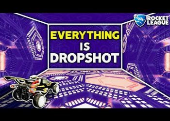 Rocket League, but EVERYTHING is Dropshot tiles