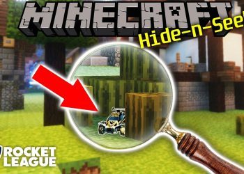 Rocket League, but it's MINECRAFT & Hide n Seek???