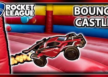 Rocket League, but it's a BOUNCY CASTLE