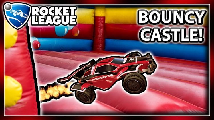 Rocket League, but it's a BOUNCY CASTLE