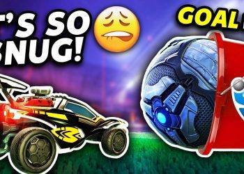 Rocket League, but the GOAL is the SIZE OF THE BALL