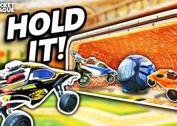 Rocket League, but the LONGER you keep the ball in the net, the MORE you SCORE!