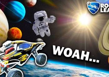 Rocket League, but the field is the WHOLE SOLAR SYSTEM