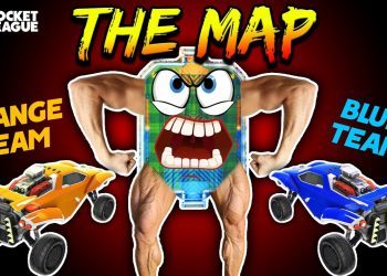 Rocket League, but the map is AGAINST EVERYONE