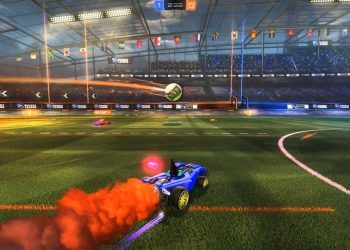 Rocket League in 4k DSR (FXAA Low)