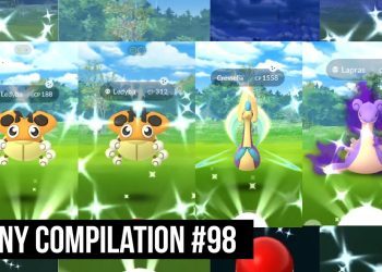 SHINY LEDYBA! - Pokemon GO Shiny Compilation #98