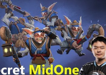 Secret MidOne  Meepo gameplay #2 dota 2 patch 7.22c