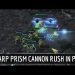 StarCraft 2: Warp Prism Cannon rush in PvZ