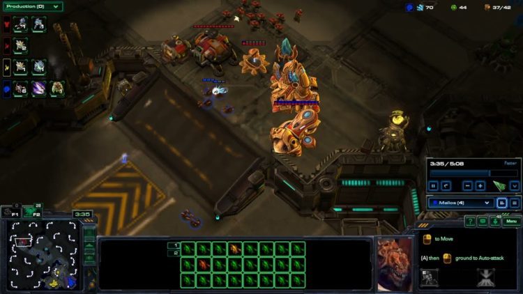 StarCraft 2 zerg-ling rush