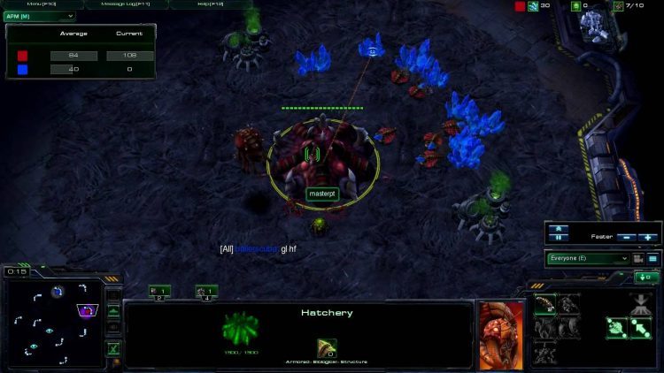 Starcraft 2 Commentary #110 (T)ballerscuba vs. (Z)masterpt
