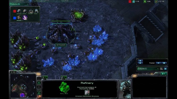 Starcraft 2 Commentary #159 (T)ballerscuba vs. (Z)INTRUDER