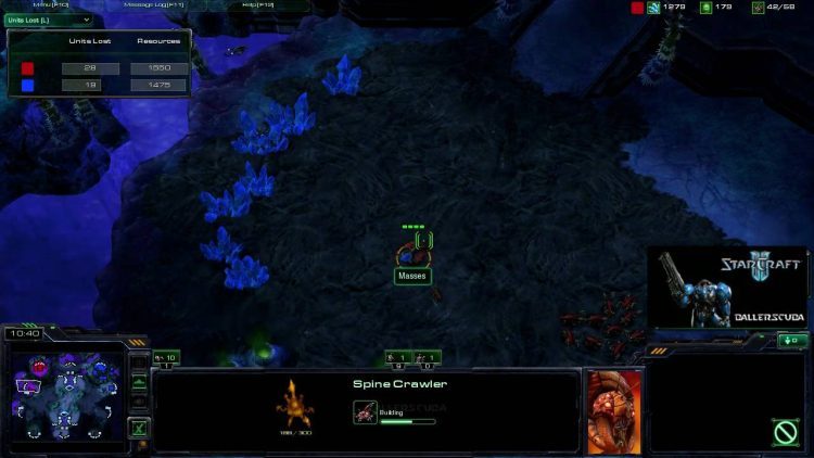 Starcraft 2 Commentary #79 (T)ballerscuba vs. (Z)Masses Part 2