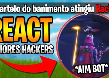 TOMARAM BAN NA PARTIDA *REACT* HACKERS FORTNITE PARTE 2