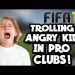 TROLLING A 14 YEAR OLD KID! (FIFA 17 PRO CLUBS) *GONE ANGRY!!* *RAGING MOMENTS*