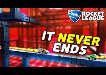 The Rocket League map that NEVER ends...