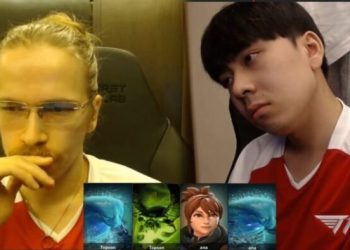 The first game TOPSON and ANA with T1 - TI 11 Regional Qualifiers WEU