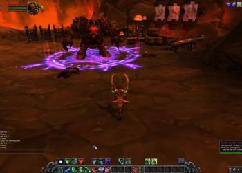 WORLD OF WARCRAFT GAMEPLAY PC DONJON GOUFFRE DE RAGEFEU