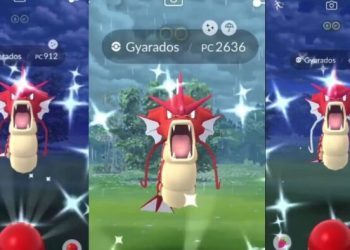 Wild Shiny Gyarados is LIVE! - PokemonGO Shiny Encounter Compilation #19
