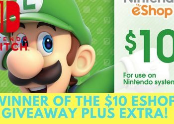 Winner of the $10 EShop Giveaway Plus Extra!