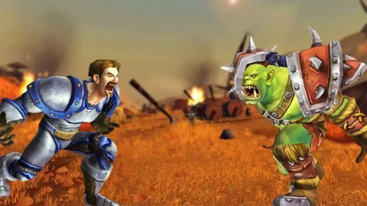 WoW Dragonflight Alliance and Horde quest together