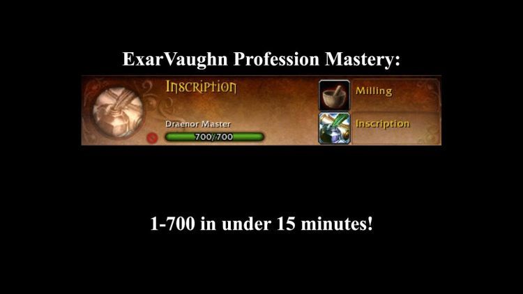 World of Warcraft Inscription Mastery, Best profession Leveling Guide / Tutorial