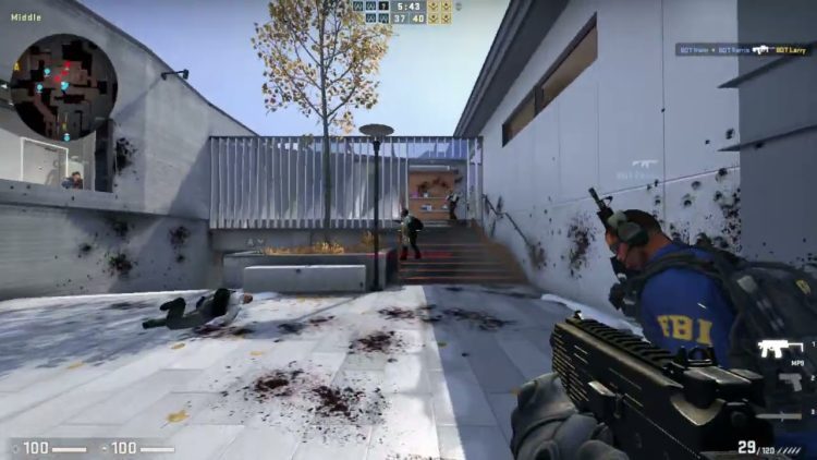 counter strike global offensive deathmatch practice with bots part 25